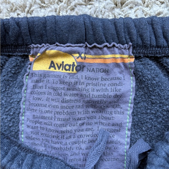 Women’s Aviator Nation Four Bolt Sweatpants - Picture 4 of 5